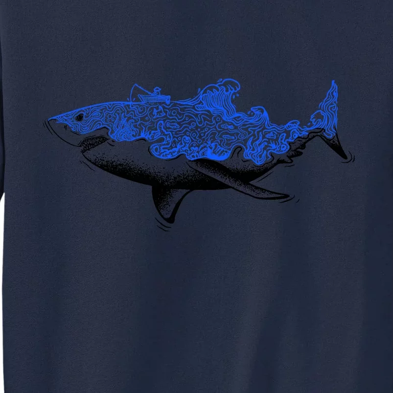 Shark Wave Tall Sweatshirt