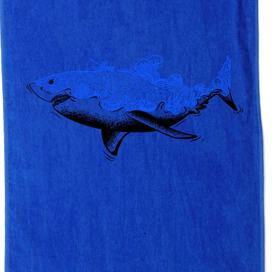 Shark Wave Platinum Collection Golf Towel