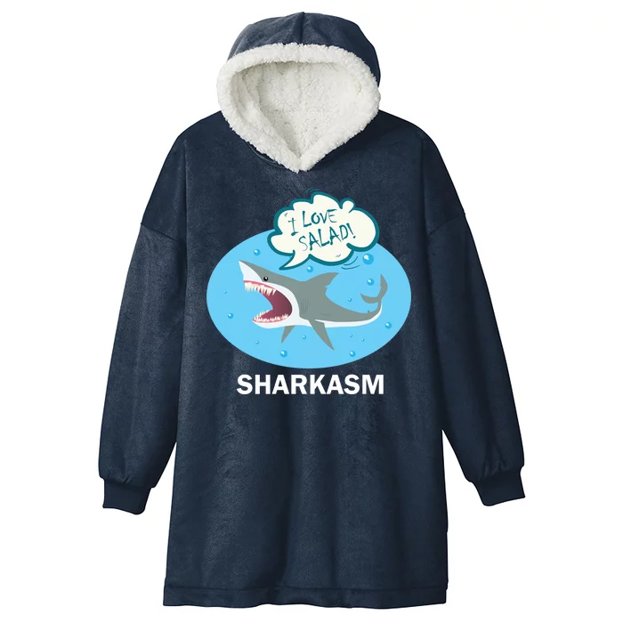 Sharkasm Hooded Wearable Blanket