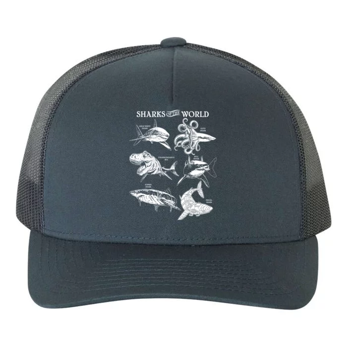 Sharks Of The World Yupoong Adult 5-Panel Trucker Hat