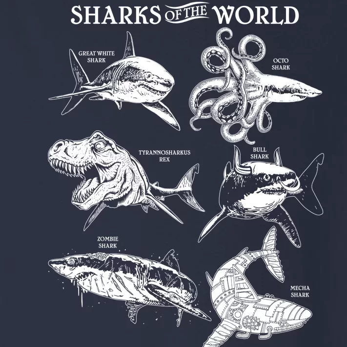 Sharks Of The World Toddler Long Sleeve Shirt