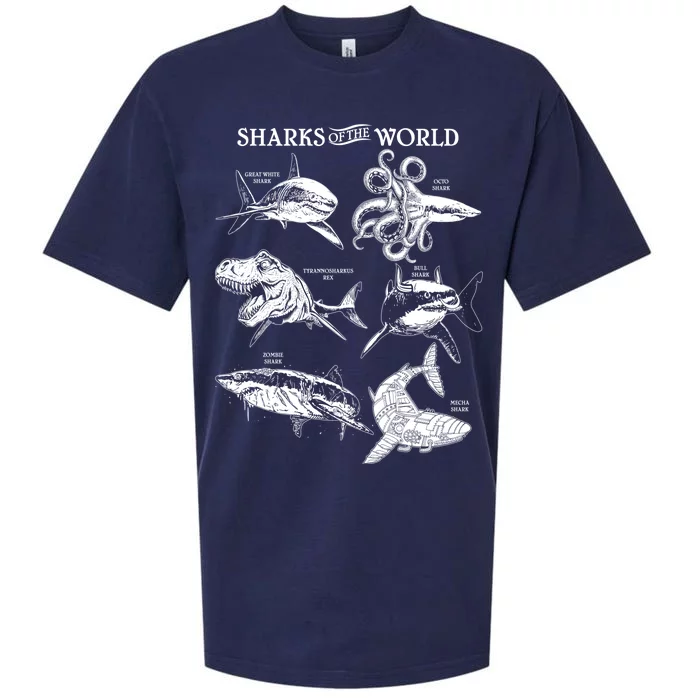 Sharks Of The World Sueded Cloud Jersey T-Shirt