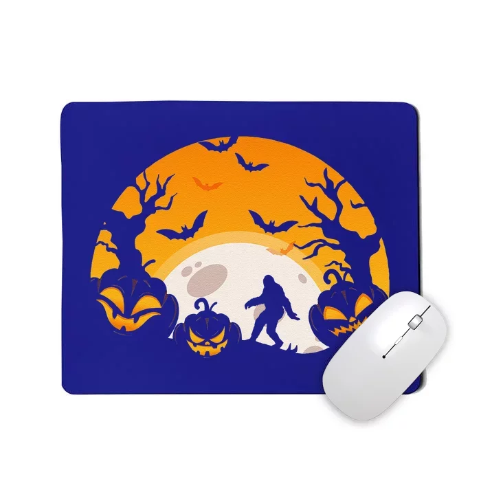 Sasquatch Halloween Bigfoot Pumpkin Last Minute Costume Mousepad