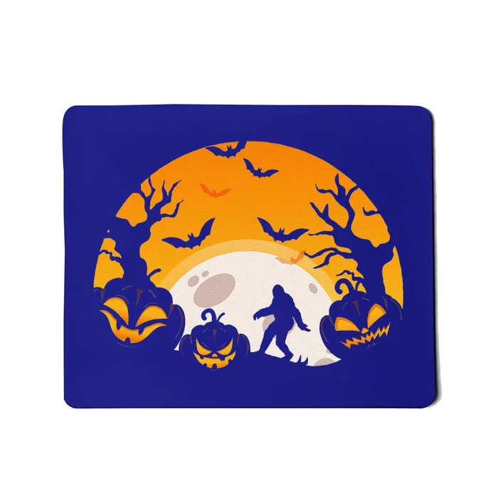 Sasquatch Halloween Bigfoot Pumpkin Last Minute Costume Mousepad