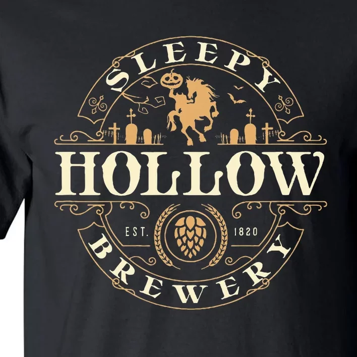 Sleepy Hollow Brewery Inn Halloween Salem Party Headless Tall T-Shirt