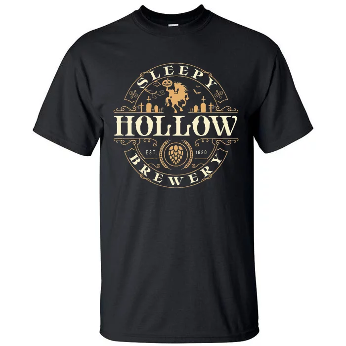 Sleepy Hollow Brewery Inn Halloween Salem Party Headless Tall T-Shirt