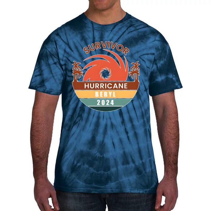 Survivor Hurricane Beryl 2024 Tie-Dye T-Shirt