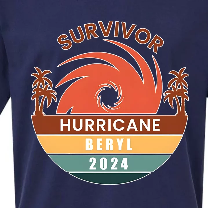 Survivor Hurricane Beryl 2024 Sueded Cloud Jersey T-Shirt