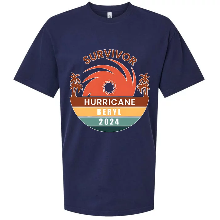 Survivor Hurricane Beryl 2024 Sueded Cloud Jersey T-Shirt