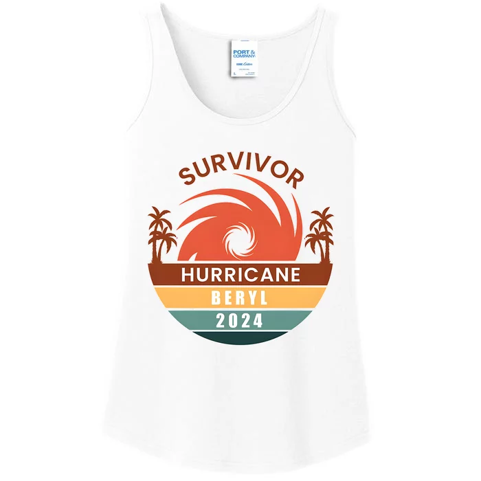 Survivor Hurricane Beryl 2024 Ladies Essential Tank