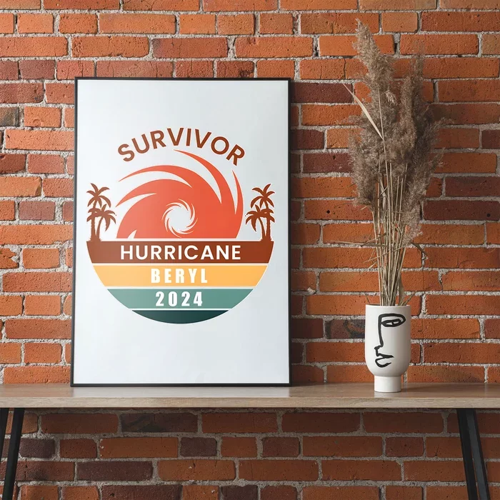 Survivor Hurricane Beryl 2024 Poster