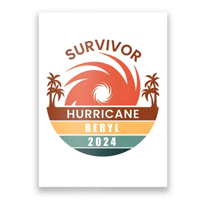 Survivor Hurricane Beryl 2024 Poster