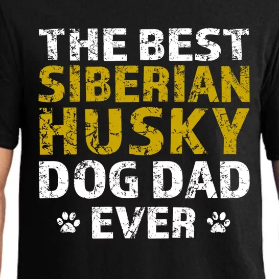 Siberian Husky Best Dog Dad Ever Sarcastic Gift Pajama Set