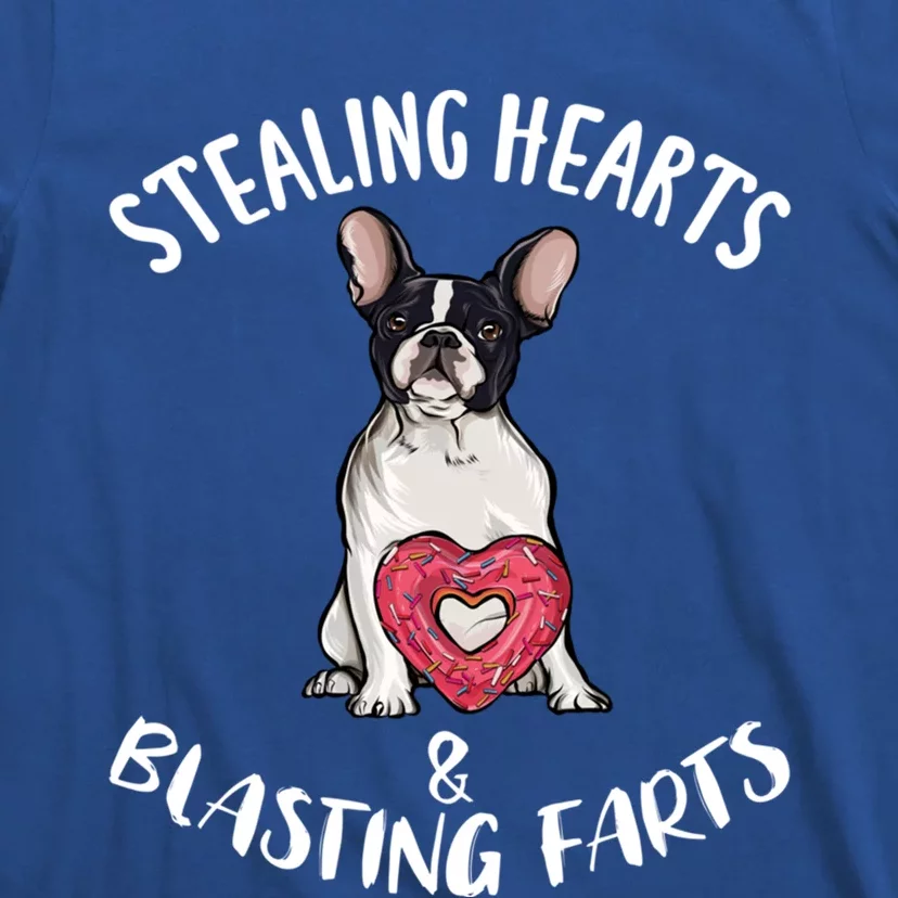 Stealing Hearts Blasting Farts French Bulldog Valentines Day Great Gift T-Shirt