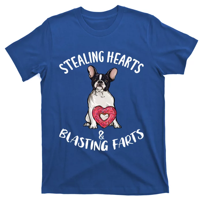 Stealing Hearts Blasting Farts French Bulldog Valentines Day Great Gift T-Shirt