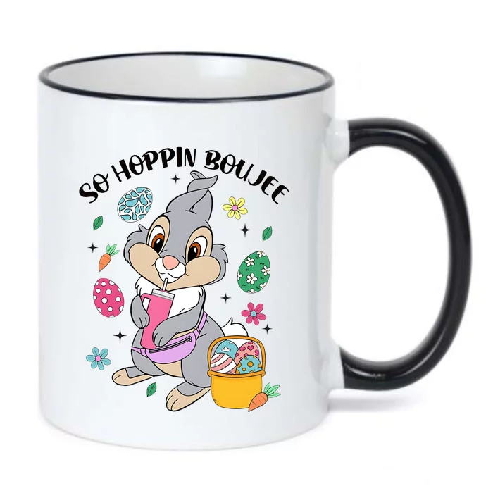 So Hopping Boujee Bunny Easter Black Color Changing Mug