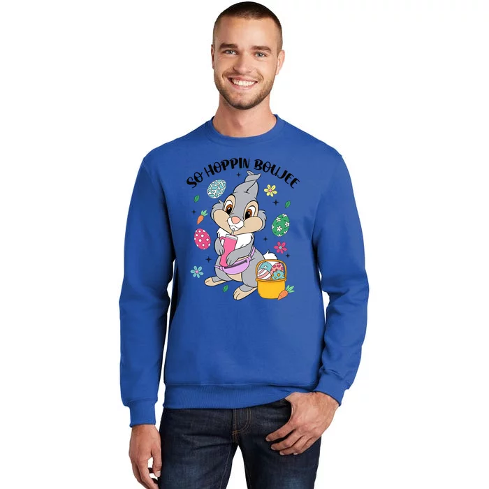 So Hopping Boujee Bunny Easter Tall Sweatshirt