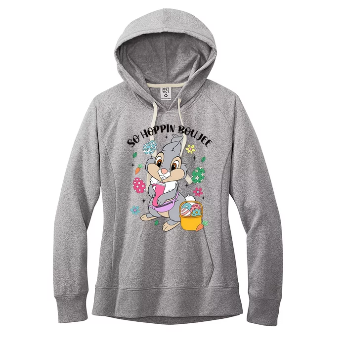 So Hopping Boujee Bunny Easter Women's Fleece Hoodie