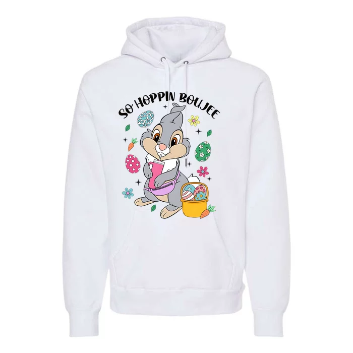 So Hopping Boujee Bunny Easter Premium Hoodie