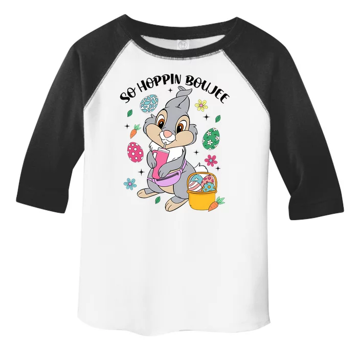 So Hopping Boujee Bunny Easter Toddler Fine Jersey T-Shirt