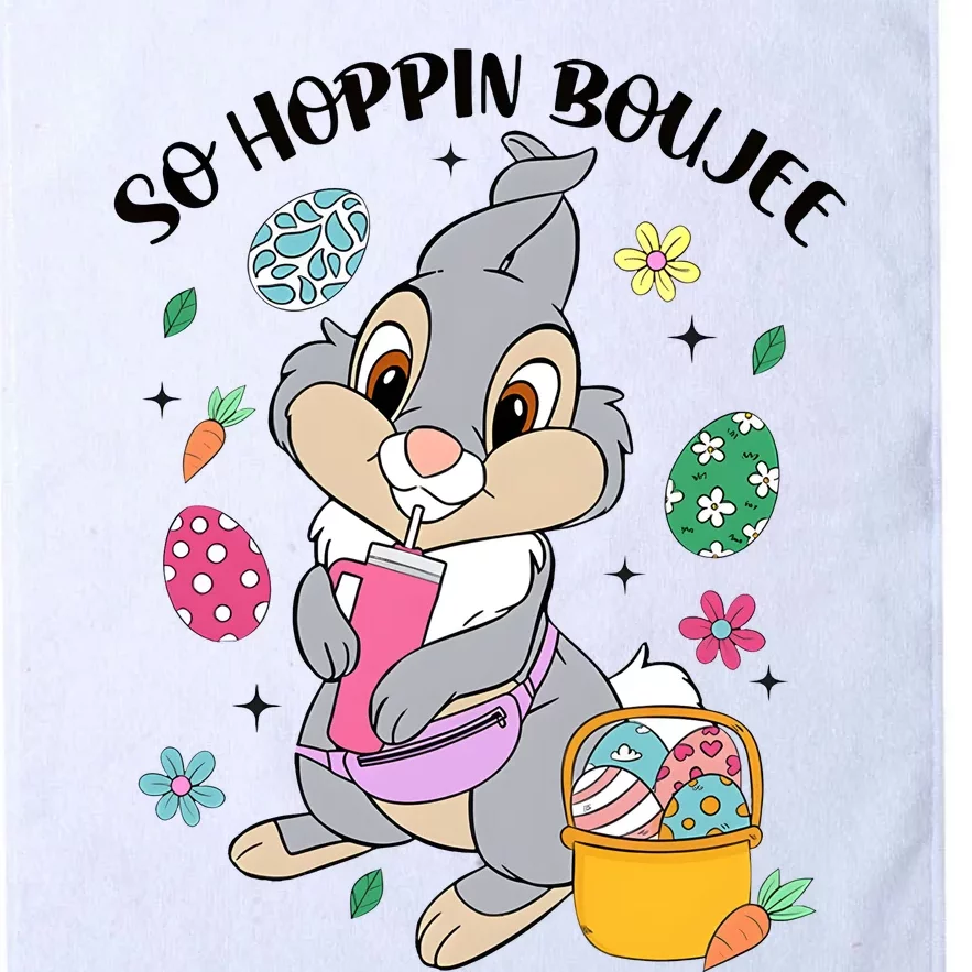 So Hopping Boujee Bunny Easter Platinum Collection Golf Towel