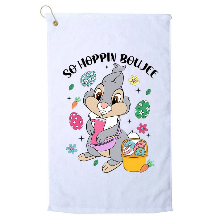 So Hopping Boujee Bunny Easter Platinum Collection Golf Towel