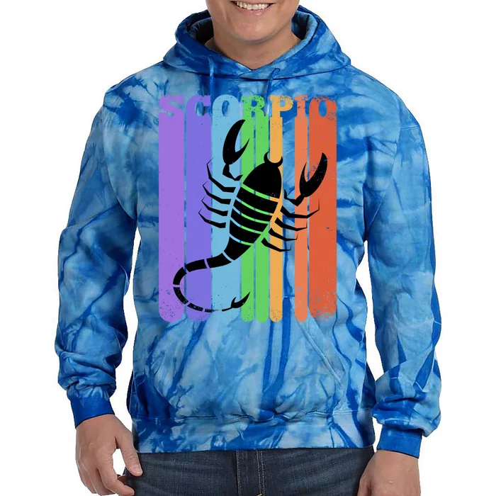 Scorpio Horoscope Birthday Zodiac Sign Scorpio Meaningful Gift Tie Dye Hoodie