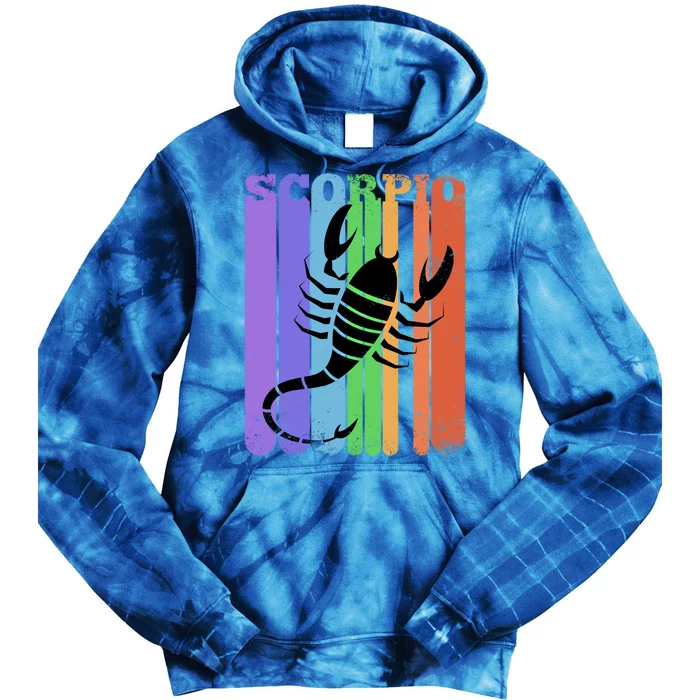 Scorpio Horoscope Birthday Zodiac Sign Scorpio Meaningful Gift Tie Dye Hoodie