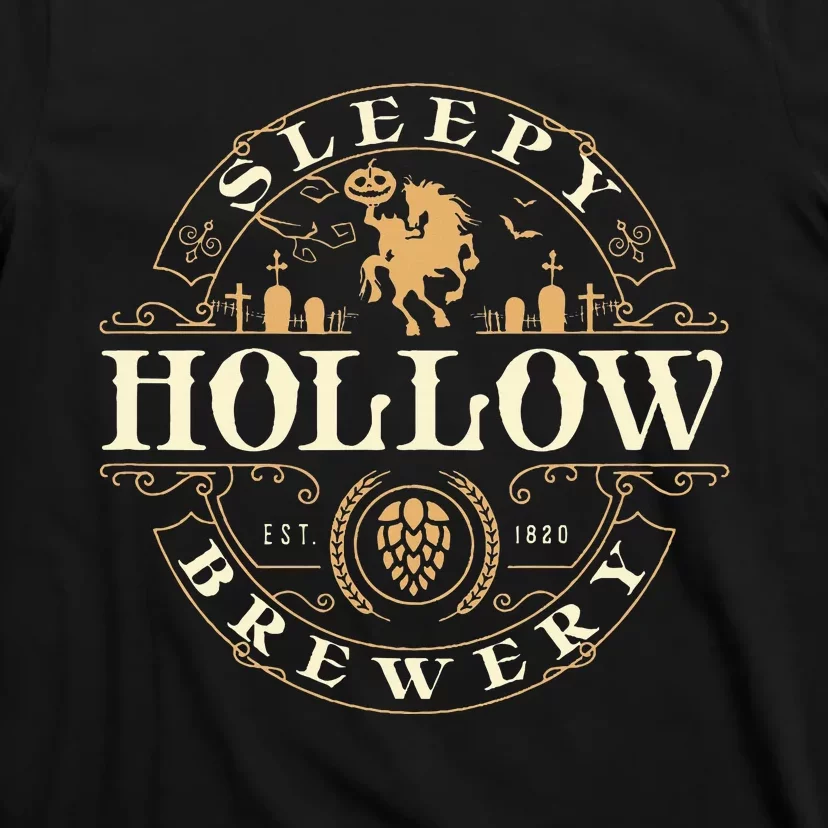 Sleepy Hollow Brewery Inn Halloween Salem party Headless T-Shirt