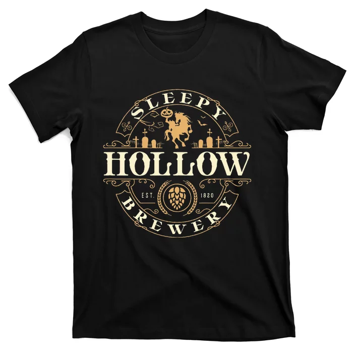 Sleepy Hollow Brewery Inn Halloween Salem party Headless T-Shirt