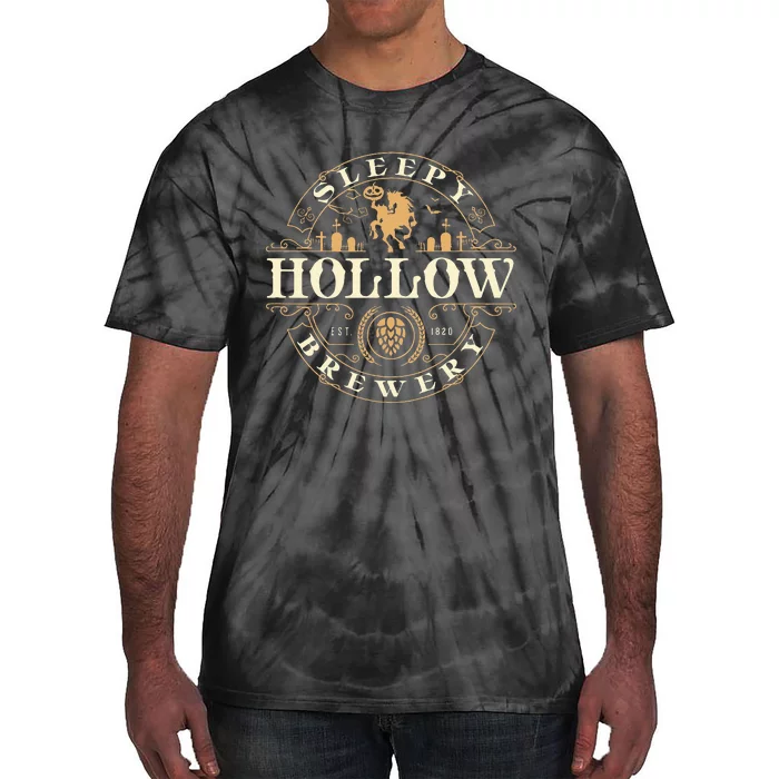 Sleepy Hollow Brewery Inn Halloween Salem party Headless Tie-Dye T-Shirt