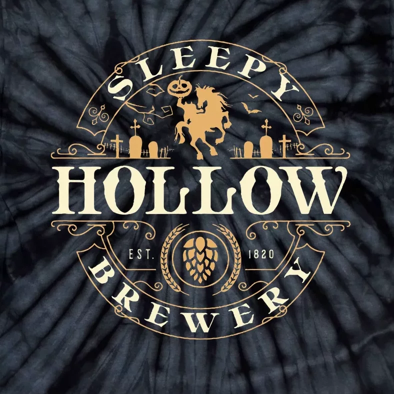 Sleepy Hollow Brewery Inn Halloween Salem party Headless Tie-Dye T-Shirt