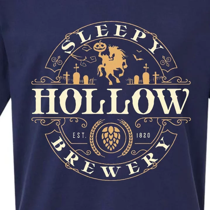 Sleepy Hollow Brewery Inn Halloween Salem party Headless Sueded Cloud Jersey T-Shirt