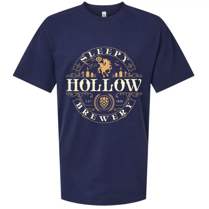 Sleepy Hollow Brewery Inn Halloween Salem party Headless Sueded Cloud Jersey T-Shirt