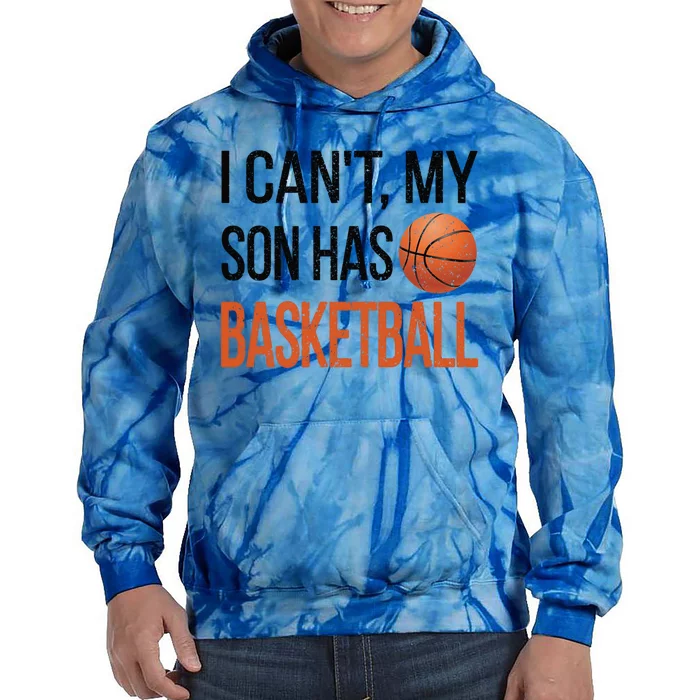 Son Has Basketball Mom Basketball Player Mom Gift Tie Dye Hoodie