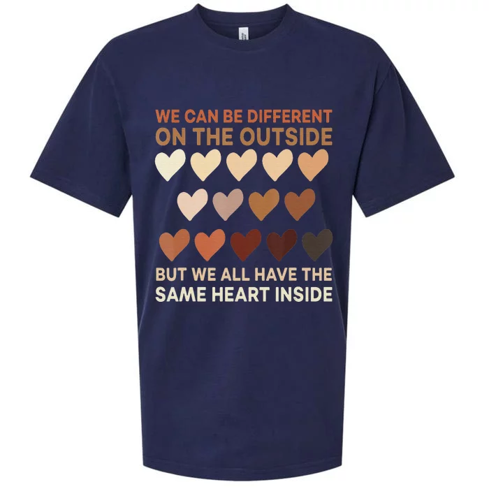 Same Heart Black History Month African American Pride Sueded Cloud Jersey T-Shirt