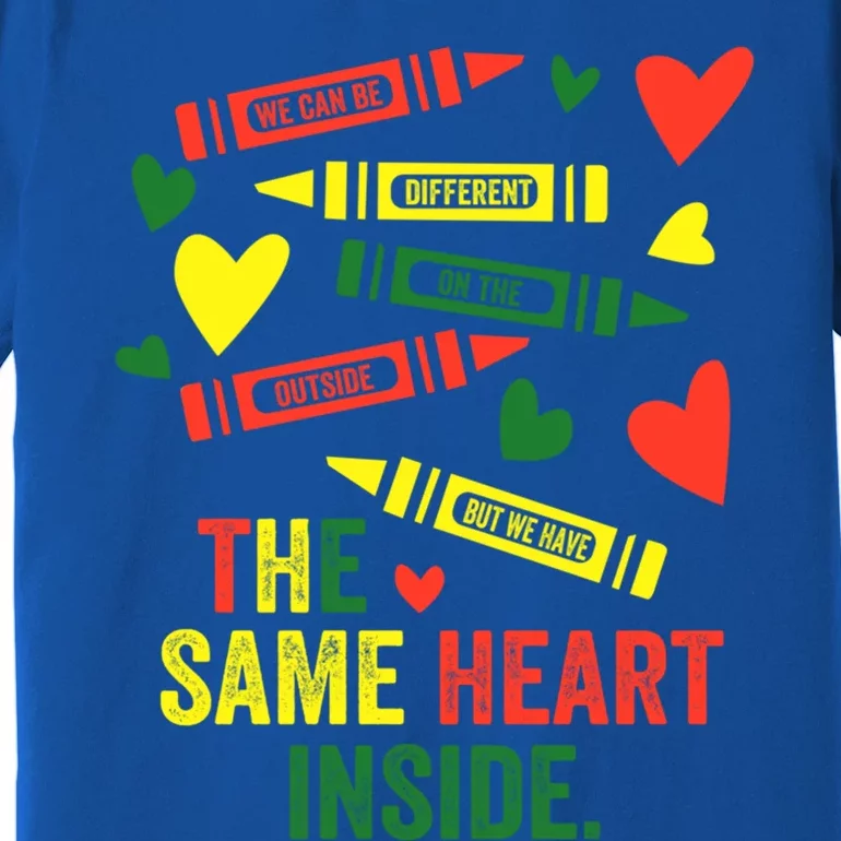 Same Heart Black History Month African American Juneteenth Gift Premium T-Shirt