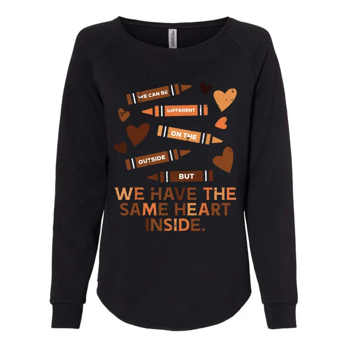 Same Heart Black History Month African American Women Womens California Wash Sweatshirt