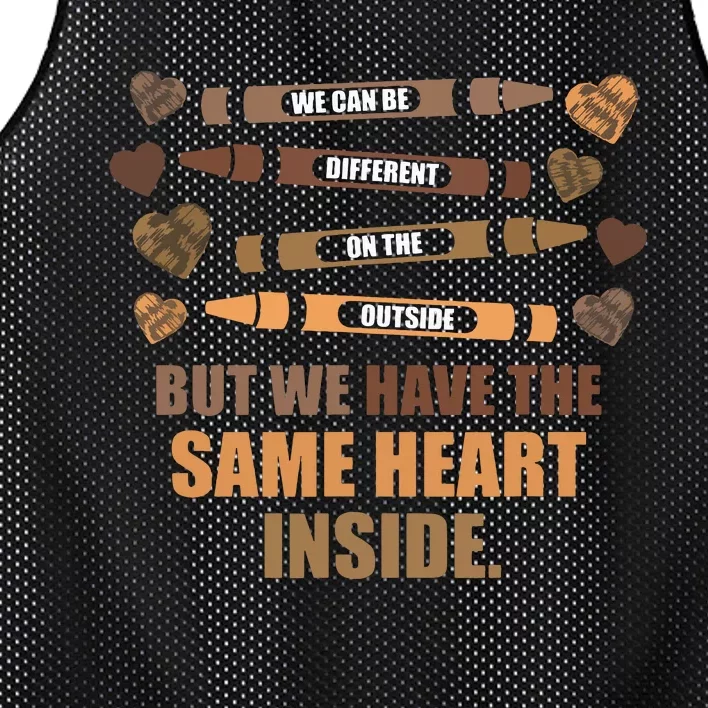 Same Heart Black History Month African American Mesh Reversible Basketball Jersey Tank