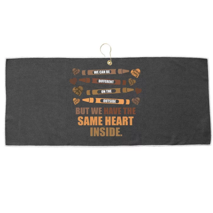 Same Heart Black History Month African American Large Microfiber Waffle Golf Towel