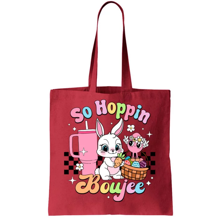 So Hoppin Boujee Cute Bunny Easter Day Easter Egg Tote Bag