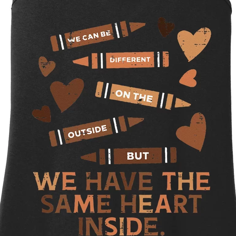 Same Heart Black History Month African American Women Kids Ladies Essential Tank