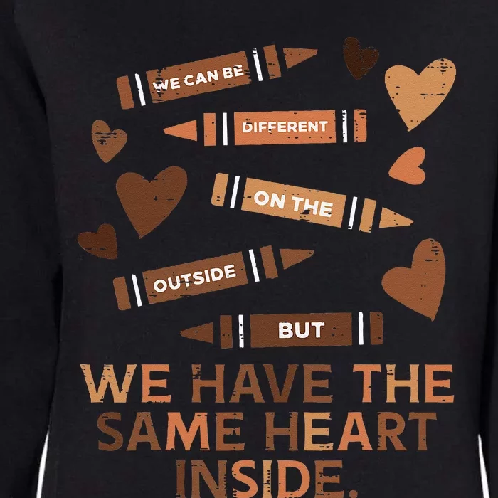 Same Heart Black History Month African American Women Kids Womens California Wash Sweatshirt