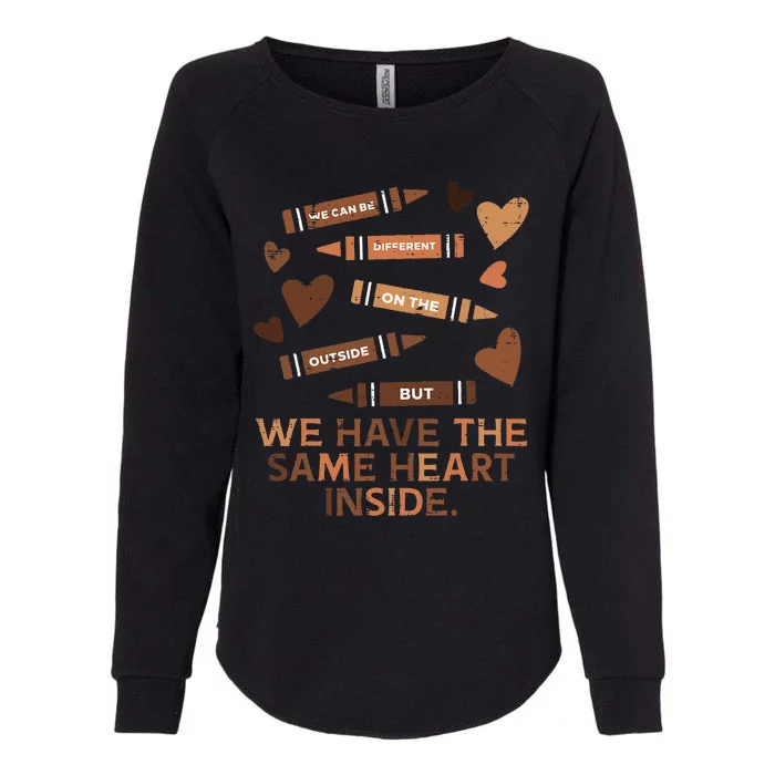 Same Heart Black History Month African American Women Kids Womens California Wash Sweatshirt