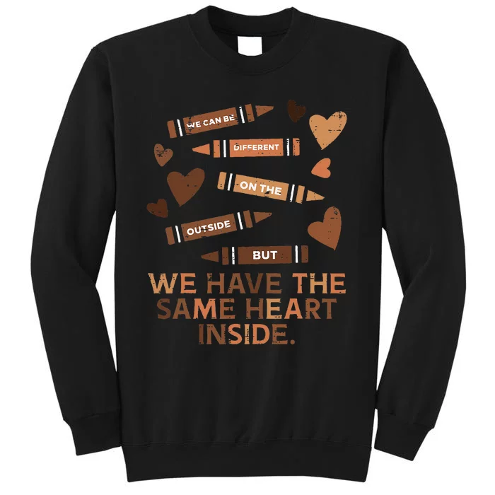 Same Heart Black History Month African American Women Kids Tall Sweatshirt