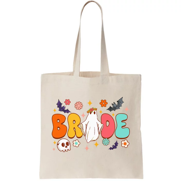 Spooky Halloween Bride To Be Bachelorette Party Matching Tote Bag