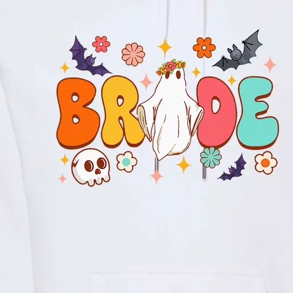 Spooky Halloween Bride To Be Bachelorette Party Matching Premium Hoodie