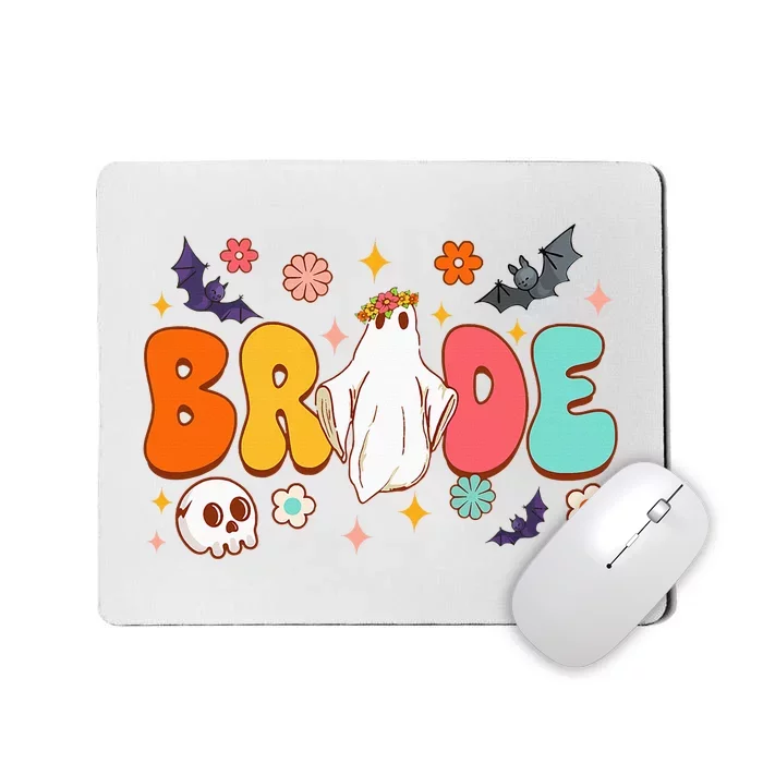 Spooky Halloween Bride To Be Bachelorette Party Matching Mousepad