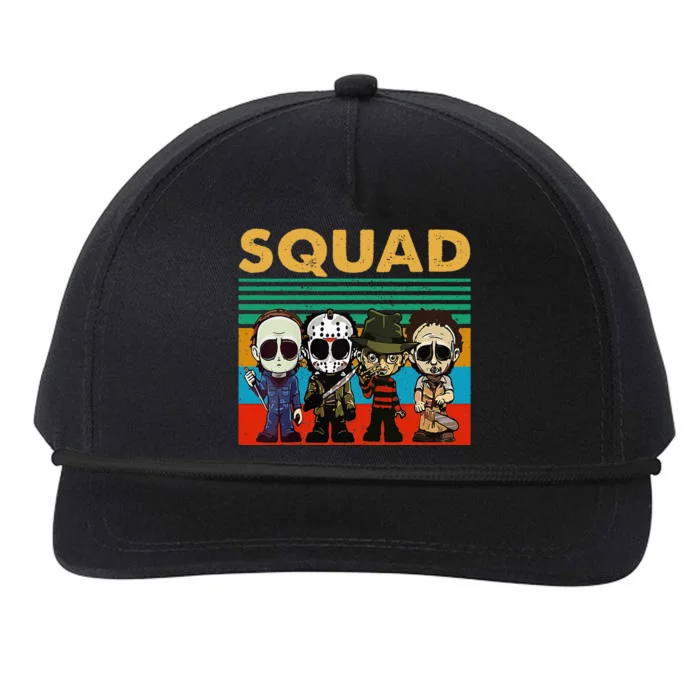 Squad Horror Character Horror Movies Fan Lover Halloween Snapback Five-Panel Rope Hat