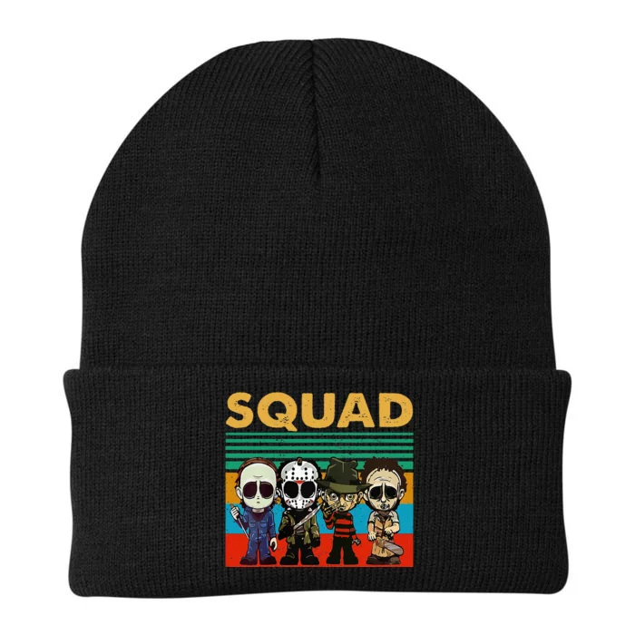 Squad Horror Character Horror Movies Fan Lover Halloween Knit Cap Winter Beanie